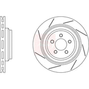 Apec 2 x / Rear Brake Discs DSK3223
