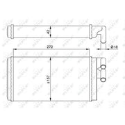 NRF Heater Matrix Core Heat Exchanger 50602
