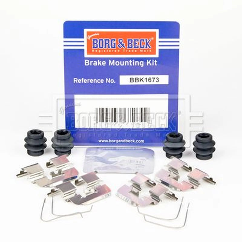 Borg & Beck Brake Pad Accessory Fitting Kit Rear BBK1673