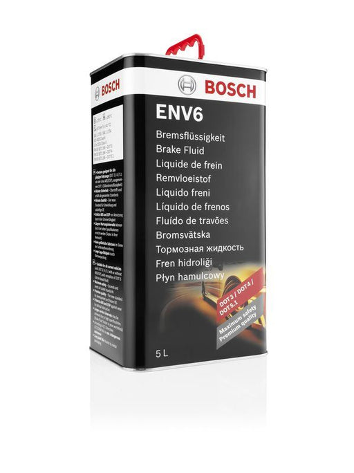 BOSCH 1987479208 Brake Fluid DOT3 DOT5.1 DOT4 Canister 5 Litres 5L Yellow Bosch - Town Parts