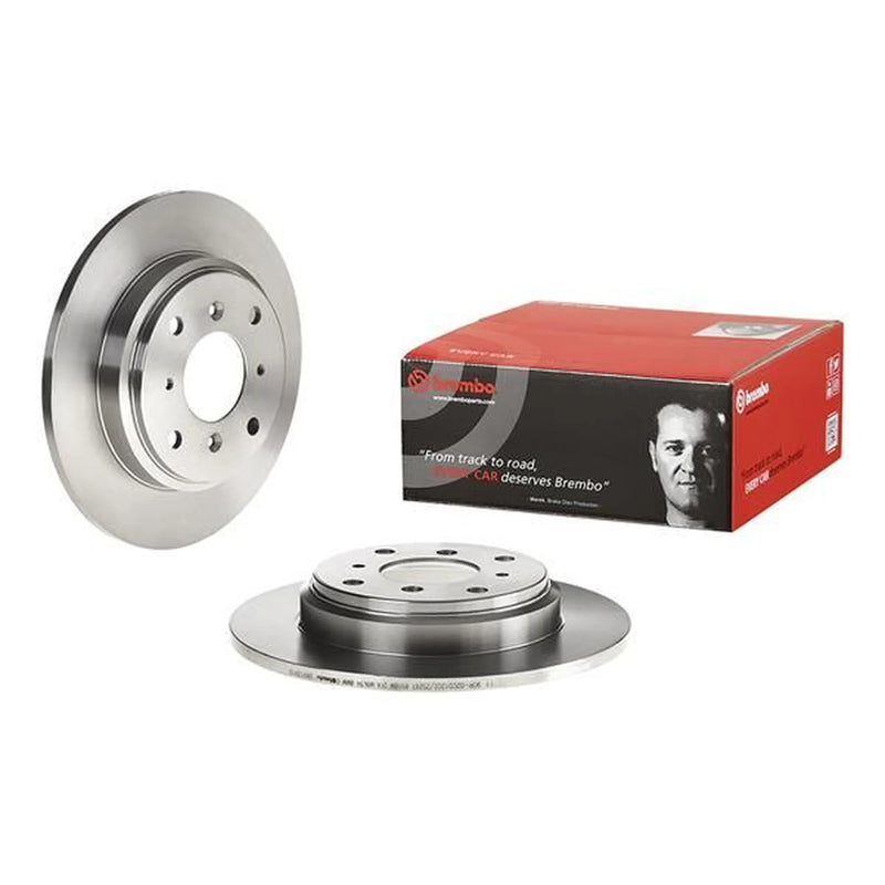 Brembo 2 x Solid Rear Brake Discs 08.9139.10