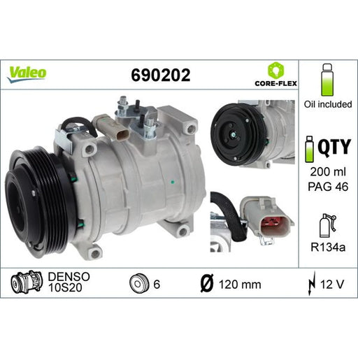 Valeo Air Conditioning Compressor 690202