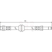 Apec Brake Hydraulic Hose Line Front HOS3095