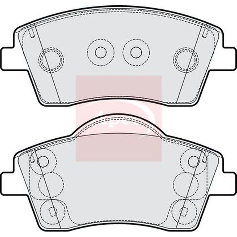 Apec Front Brake Pad Set PAD2301
