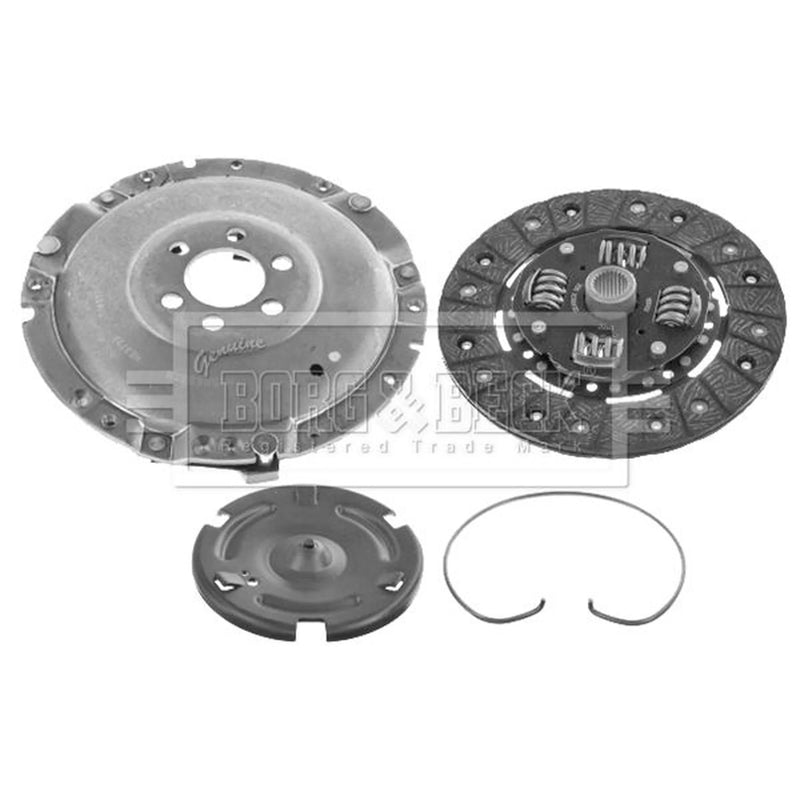 Borg & Beck Clutch Kit Set 3pc 200mm HK6403