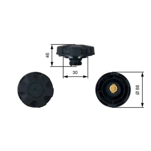 Gates Coolant Expansion Tank Cap RC248