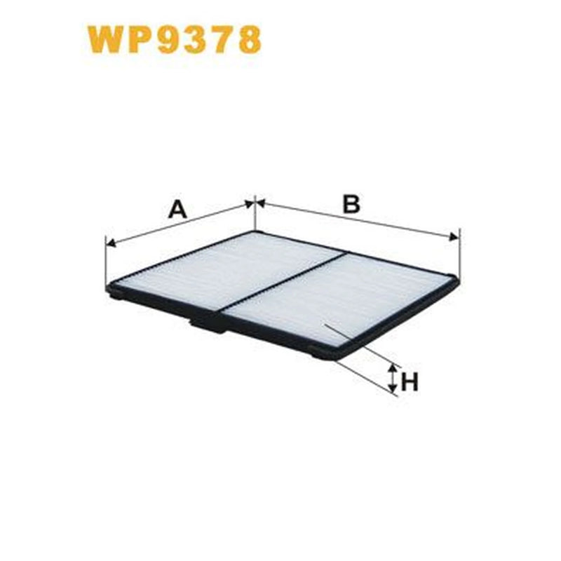 WIX Cabin Air Filter (Pollen Filter) WP9378
