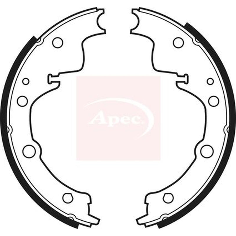 Apec Brake Shoe Set Axle Kit SHU384