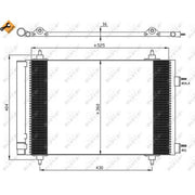 NRF Air Conditioning Condenser 35611