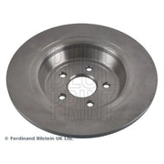 Blue Print 2 x Solid Rear Brake Discs ADF124377