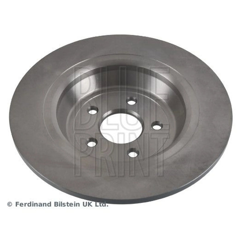 Blue Print 2 x Solid Rear Brake Discs ADF124377