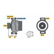 Bosch Car Alternator 12V 0 986 047 240