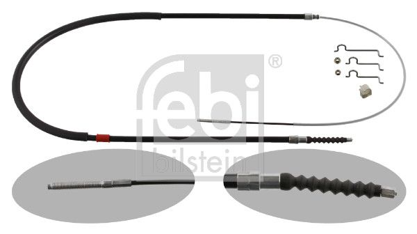 Febi Handbrake Cable Left Rear