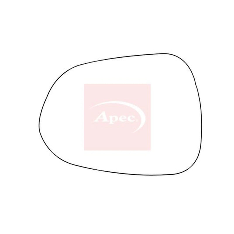 Apec Exterior Wing Mirror Glass Left AMS2723