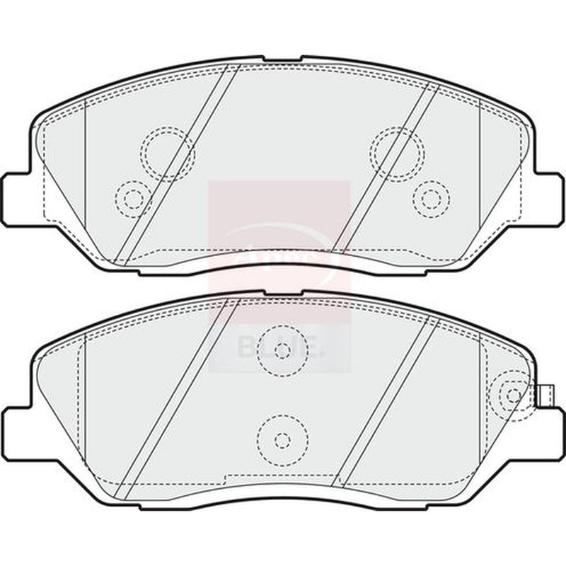 Apec Front Brake Pad Set PD3222