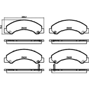 Mintex Front Brake Pad Set MDB4120