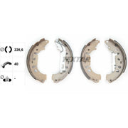 Textar Brake Shoe Set Axle Kit 91065400