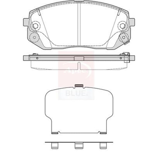 Apec Front Brake Pad Set PD3965