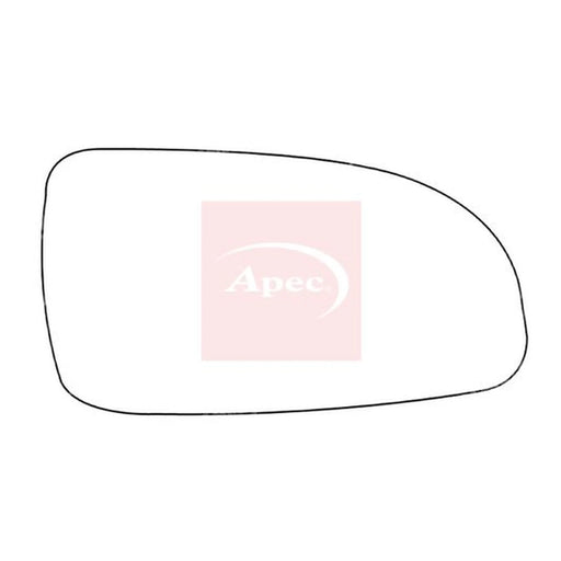 Apec Exterior Wing Mirror Glass Right AMS2284