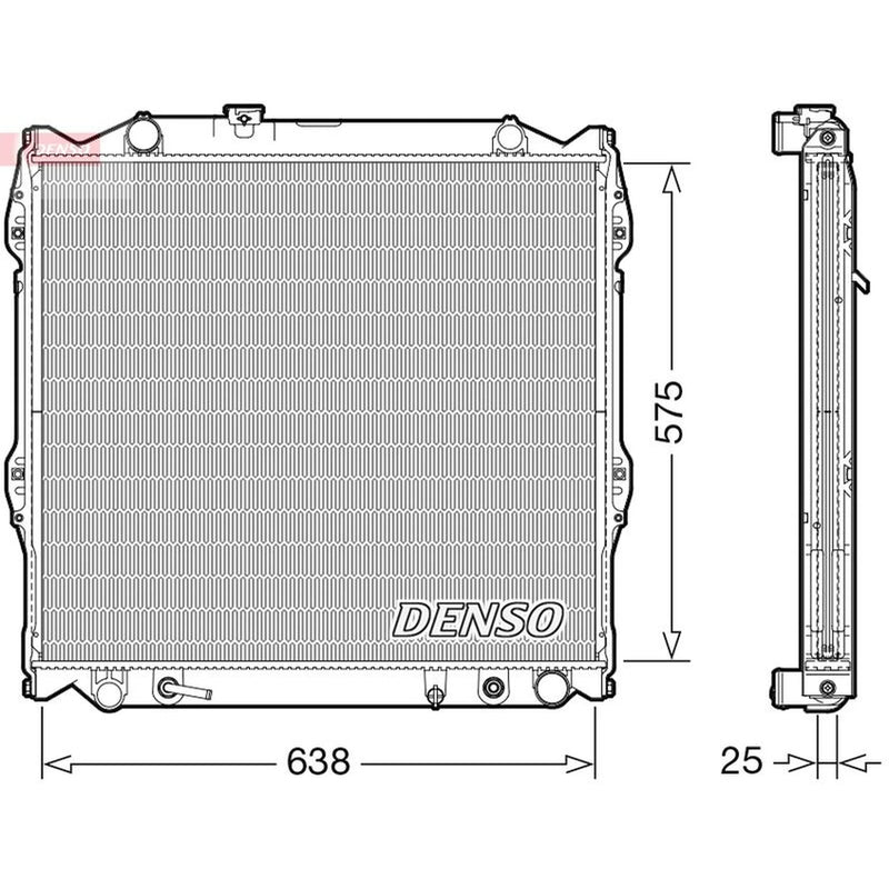 Denso Engine Radiator DRM50138