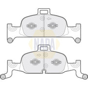 NAPA Front Brake Pad Set NBP1539