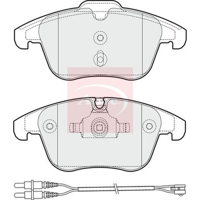 Apec Front Brake Pad Set PAD1824