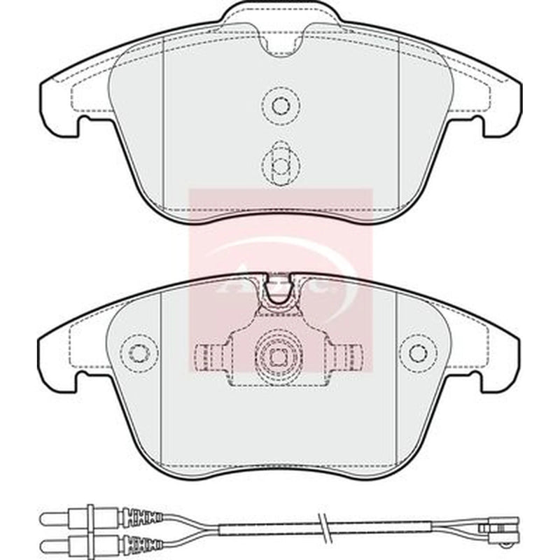 Apec Front Brake Pad Set PAD1824