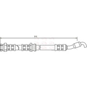 Apec Brake Hydraulic Hose Line Rear HOS3405