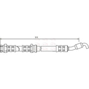 Apec Brake Hydraulic Hose Line Rear HOS3405