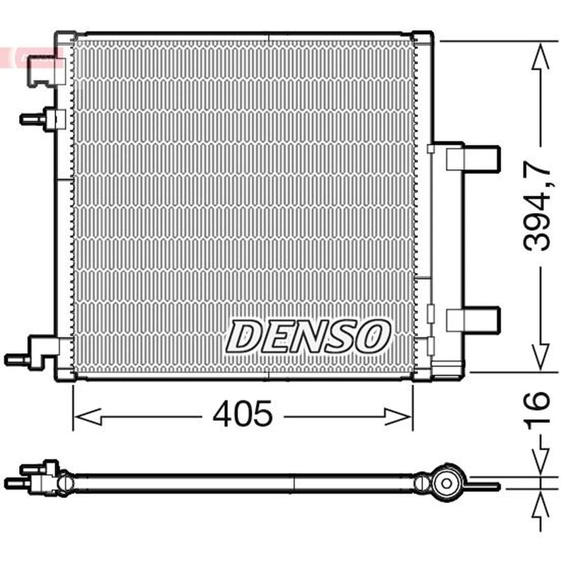 Denso Air Conditioning Condenser DCN15006