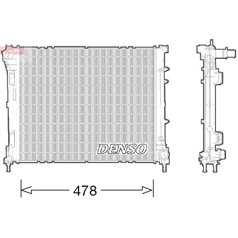 Denso Engine Radiator DRM09043