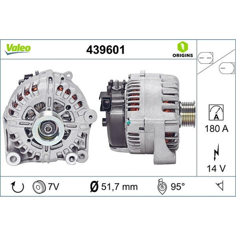 Valeo Car Alternator 12V 439601