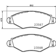 Mintex Front Brake Pad Set MDB2131