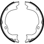 Mintex Parking Brake Shoe Set MFR684