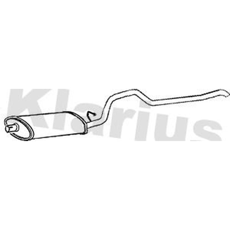 Klarius Box With Tail Pipe Rear CH3E