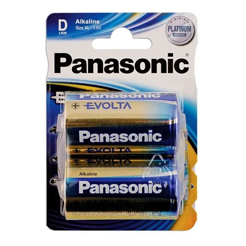 Panasonic Evolta D Cell Battery 2pc x 12 - CPL