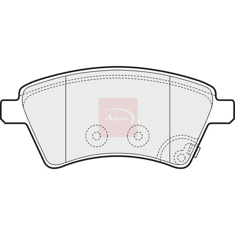 Apec Front Brake Pad Set PAD1590