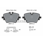 Textar Front Brake Pad Set 2561703