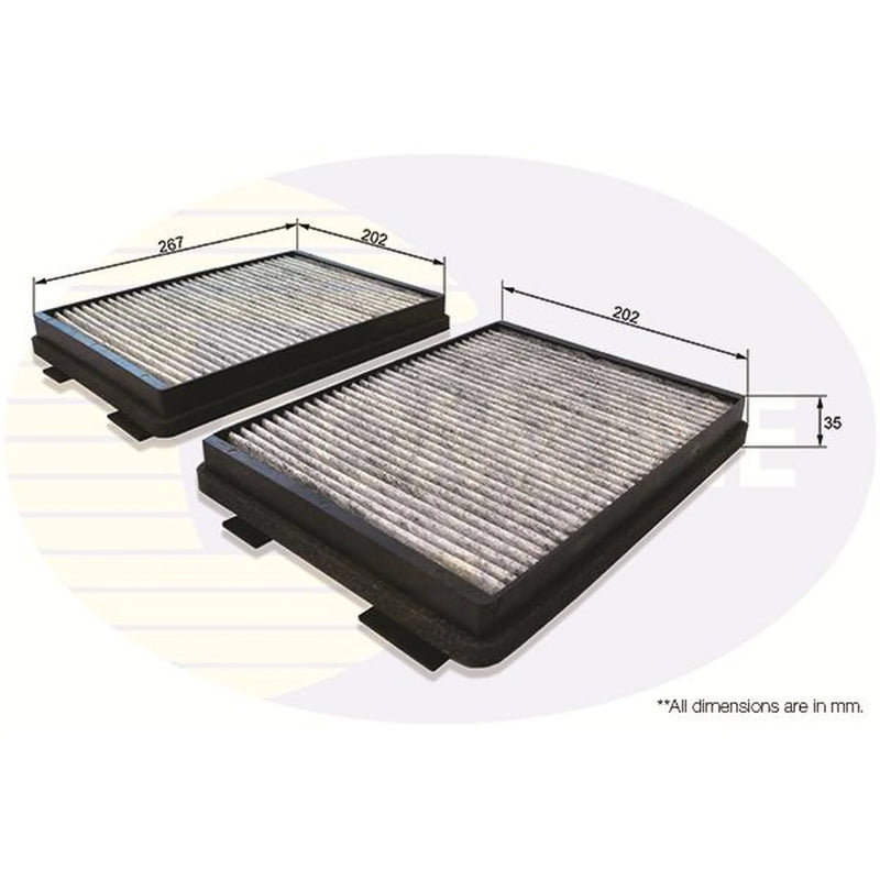 Comline Cabin Air Filter (Pollen Filter) EKF110A