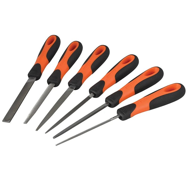 Bahco 1-476 ERGO™ File Set 6 Piece 100mm (4in) - 1-476-04-3-2