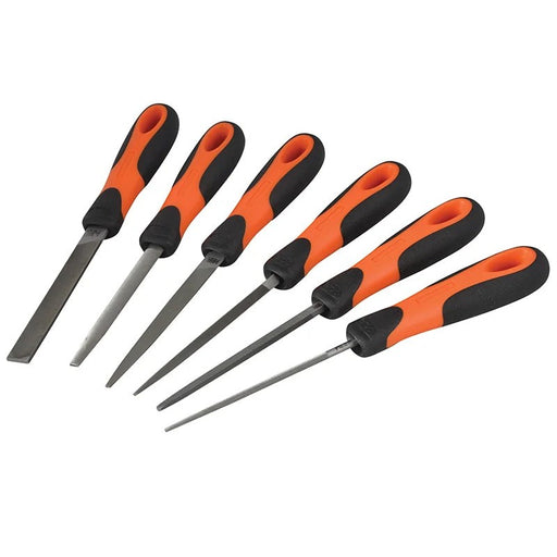Bahco 1-476 ERGO™ File Set 6 Piece 100mm (4in) - 1-476-04-3-2
