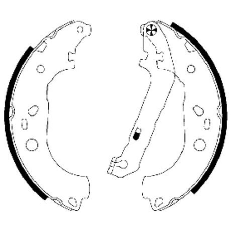 Textar Brake Shoe Set Axle Kit 91064900