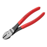 KNIPEX 74 01 180 High Leverage Diagonal Cutters Plastic Coated Grip 180mm