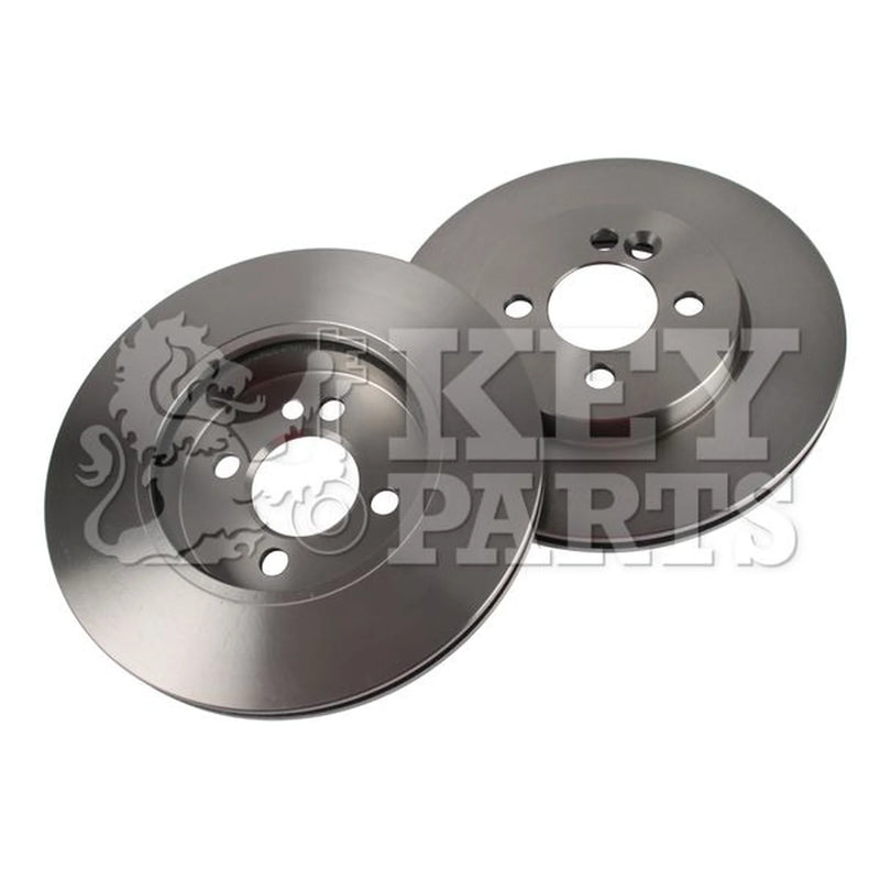 Key Parts 2 x Vented Front Brake Discs KBD4732