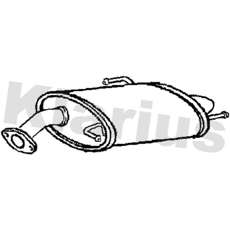 Klarius Box With Tail Pipe Rear SZ143P