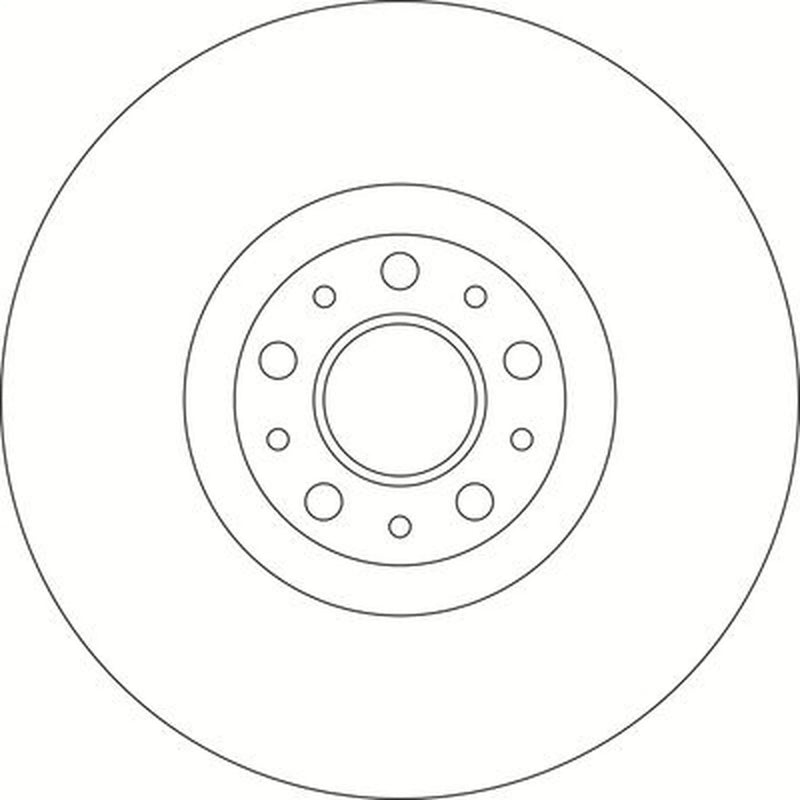 Abtex 2 x Vented Front Brake Discs BD1888V
