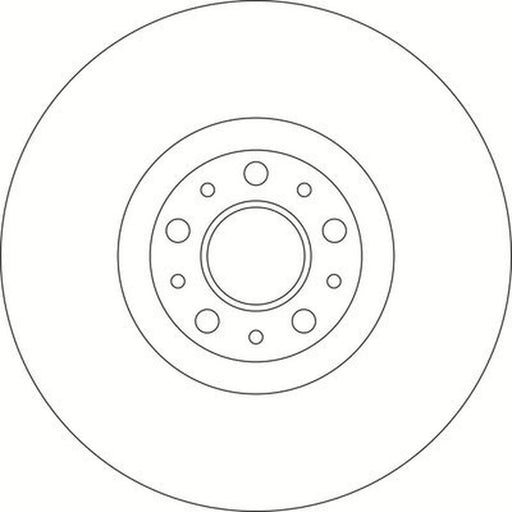 Abtex 2 x Vented Front Brake Discs BD1888V