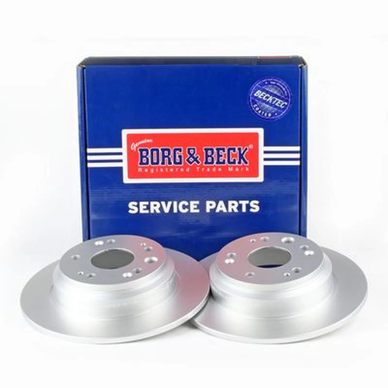 Borg & Beck 2 x Rear Brake Discs BBD4612