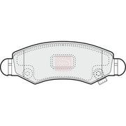Apec Front Brake Pad Set PAD1418