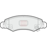 Apec Front Brake Pad Set PAD1418